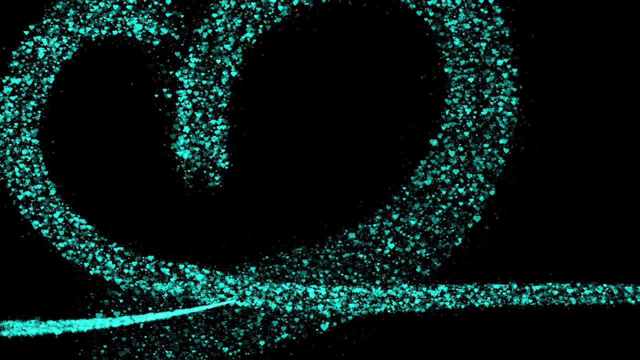 런타인 데이의 은 심장 배경 - 성 발렌타인 인사 카드 모션 디자인