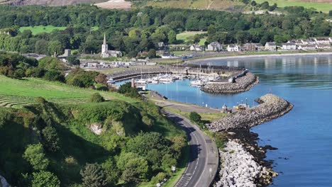 glenarm on the antrim coast road in northern ireland