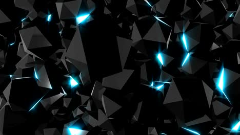 glossy surface jewels with lights