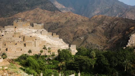 Panoramablick-In-Zee-Ain-Reiseziel-Wahrzeichen-In-Saudi-Arabien,-Im-Freien