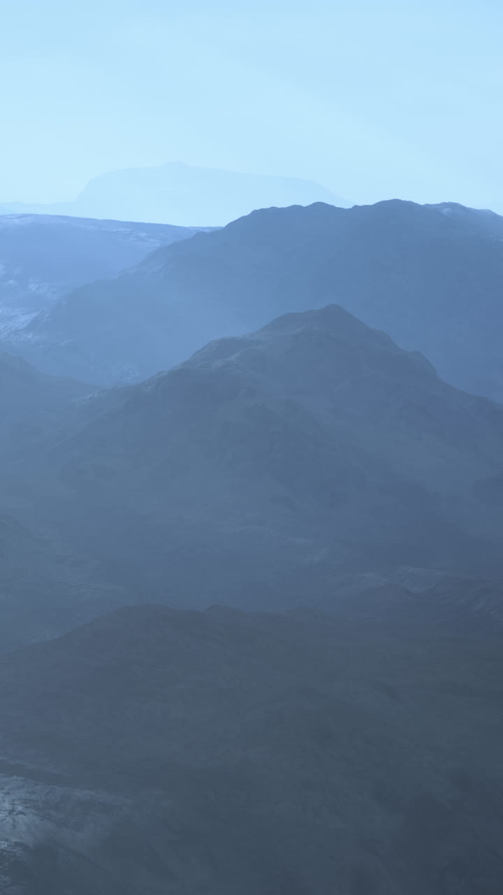 산의 멋진 풍경