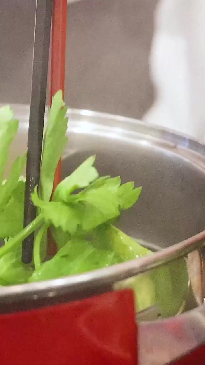 Preparing hotpot with fresh ingredients in Bangkok