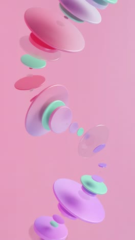 abstract 3d rendered circles