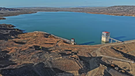 aerial, dalis mta reservoir, georgia