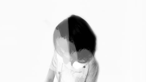 mujer loca desenfoque de baile 11