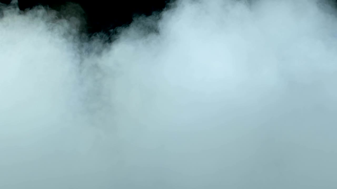 현실적인 건조 얼음 연기 구름