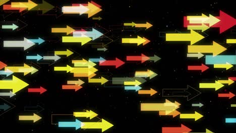 arrow flying background 4k
