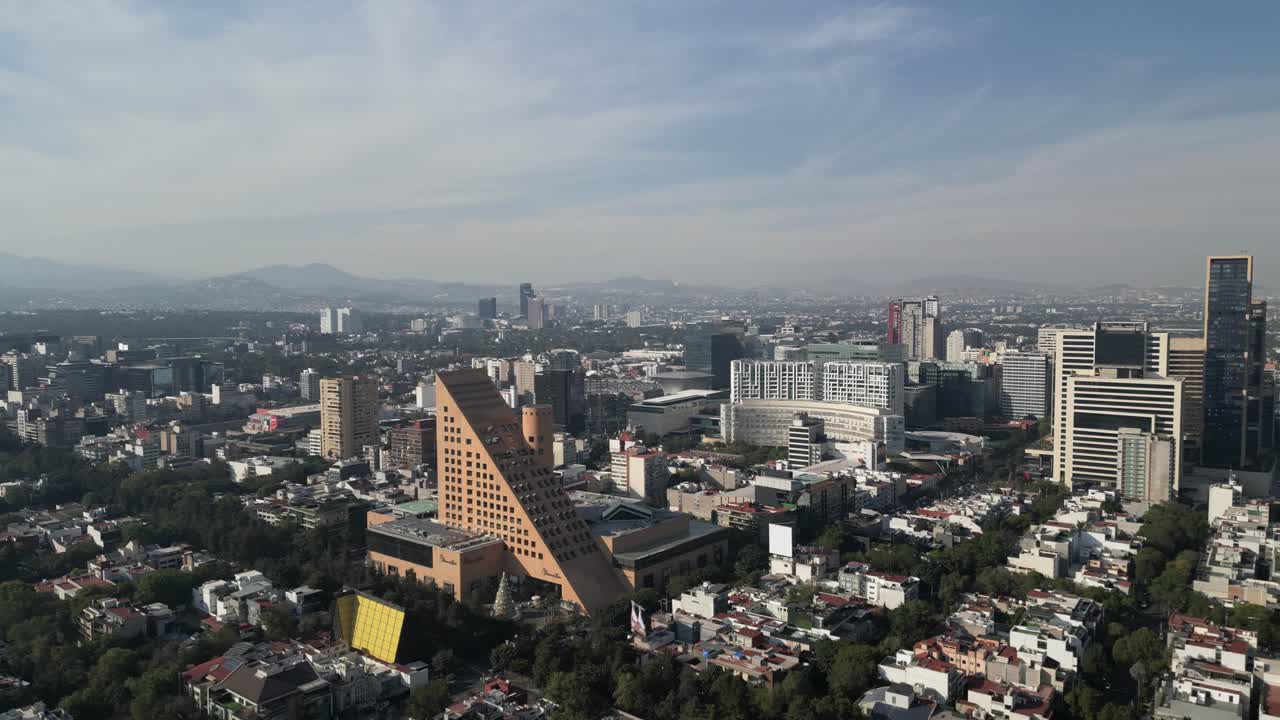 lugar perfecto para comprar en la ciudad de méxico, área urbana de polanco, ciudad de méxico desde un avión no tripulado
