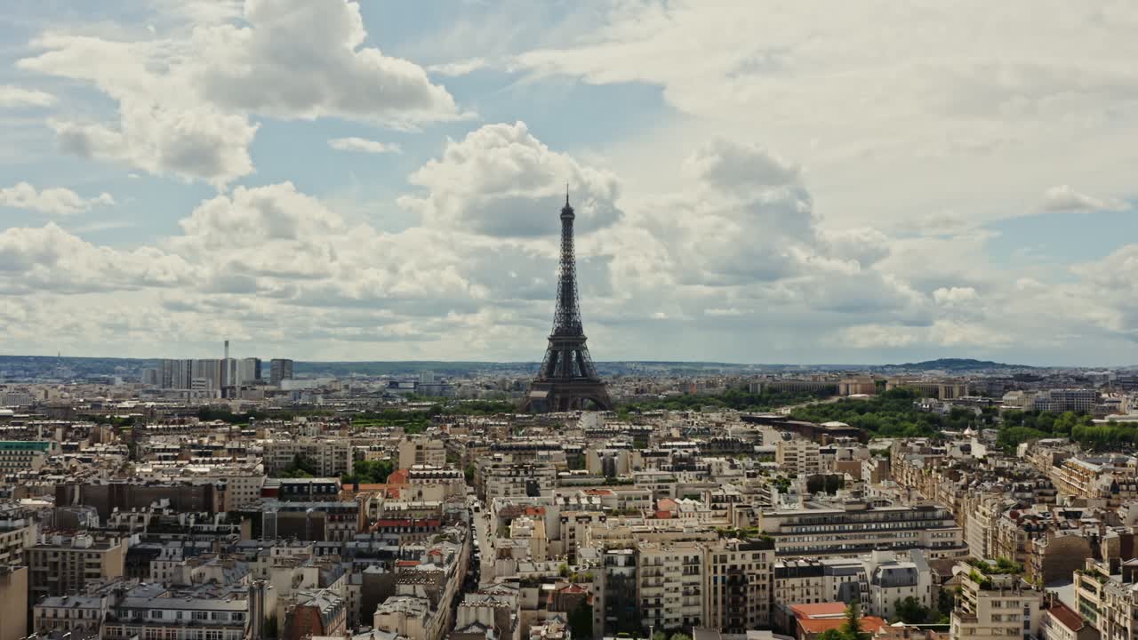Paris Skyline with Eiffel Tower