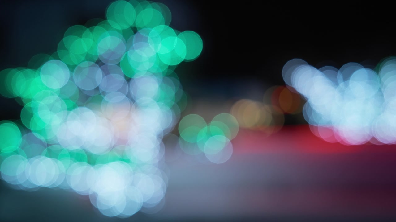 Holiday decoration of festive lights