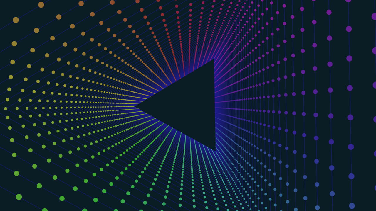 punti arcobaleno al neon e triangoli bucano nella galassia oscura 3