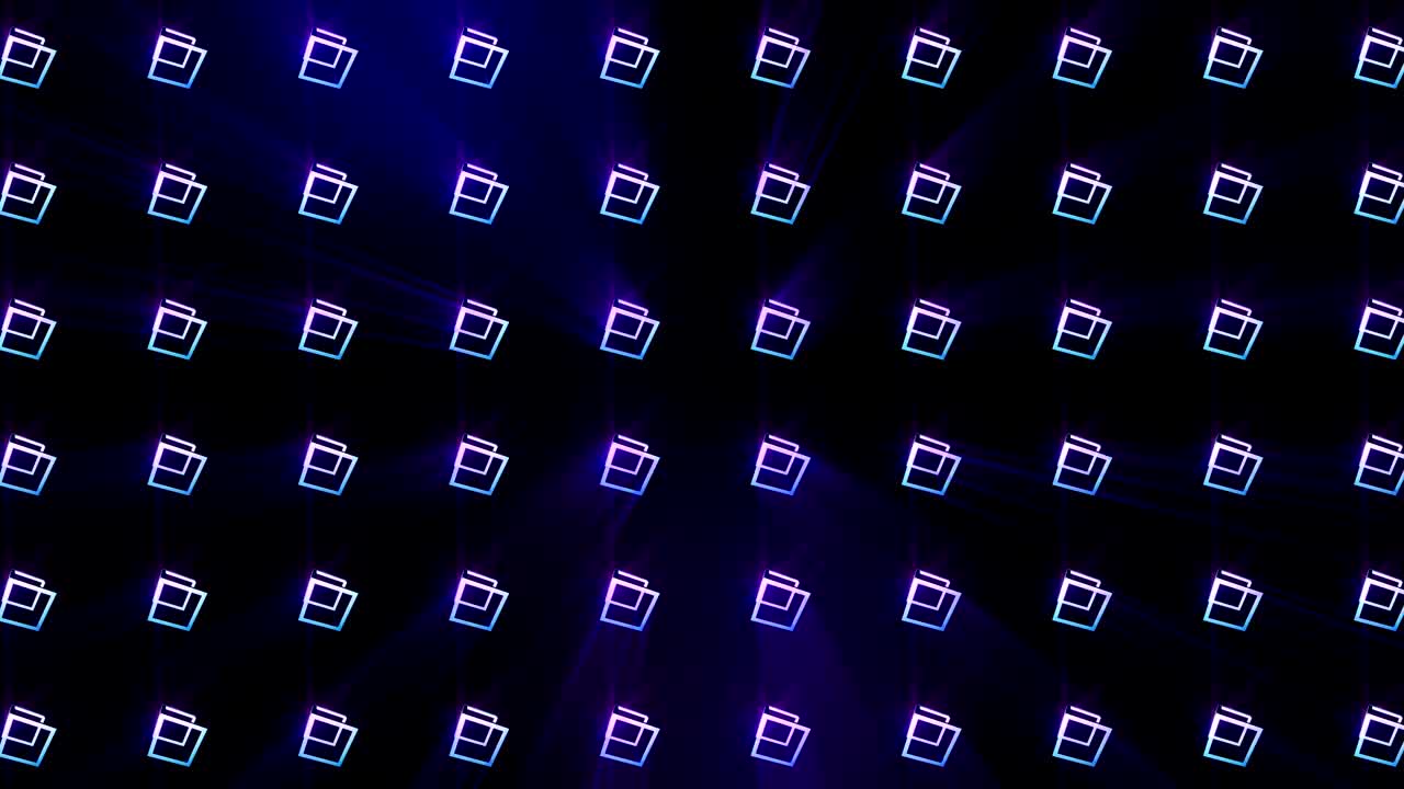 Geometric cube pattern. Cube dancing. Business symbol loop animation. Business network design.