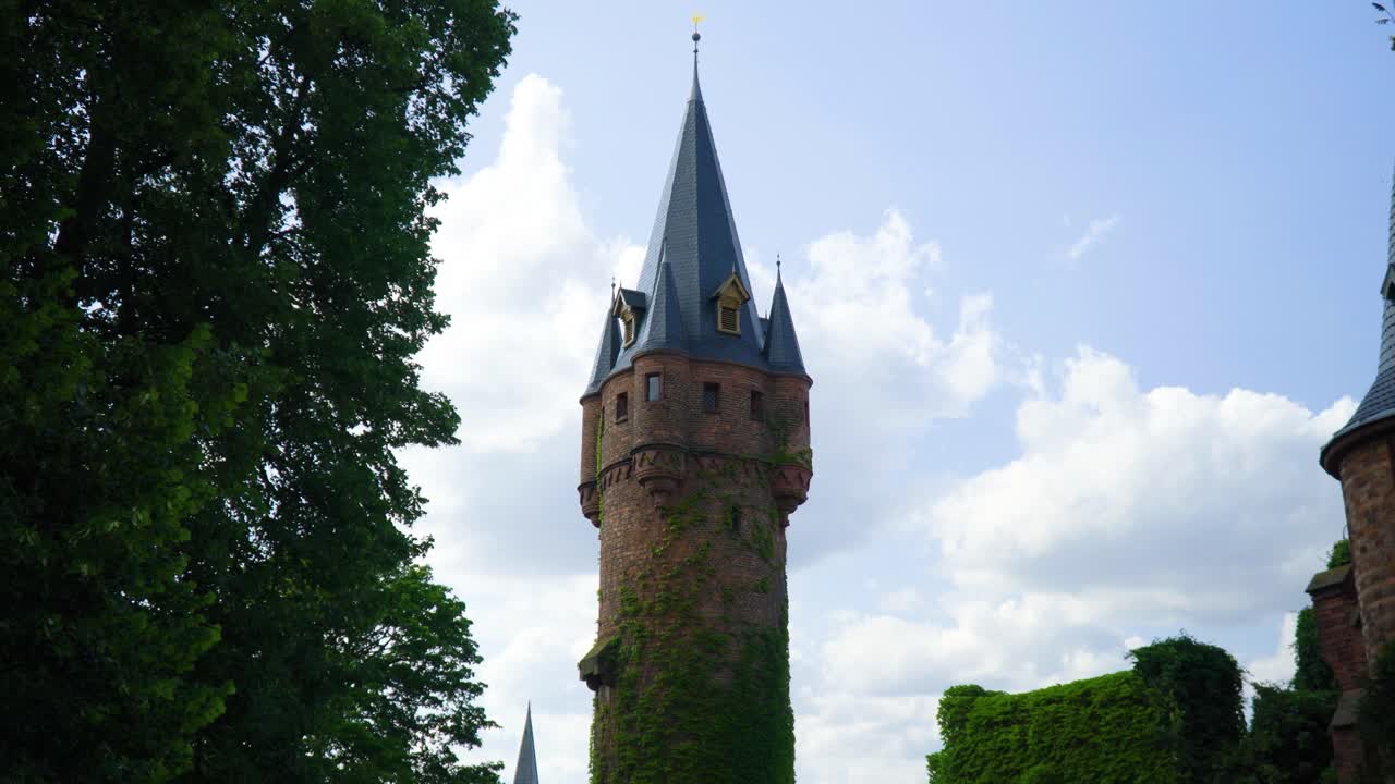fairy tale like tower magical out of this world super realistic of Rapunzel trapped in a tower story for kids imaginary tall alone mystical place for princess to dwell fictional forest harry potter