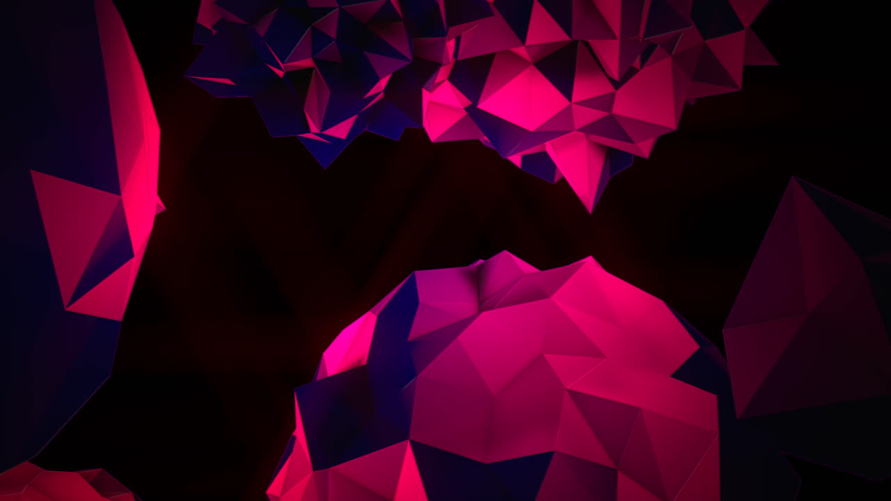 orbe líquido rojo abstracto de animación en el cosmos fondo negro