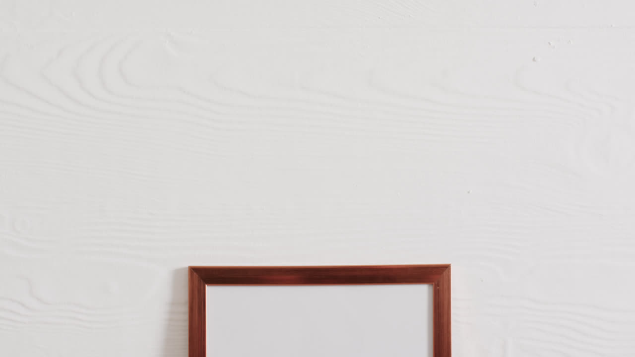 ⁇  배경 과  ⁇  벽 에 복사 공간 이 있는 나무 프레임