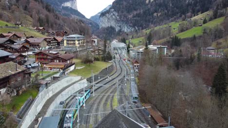 suiza lauterbrunnen 4k imágenes de drones