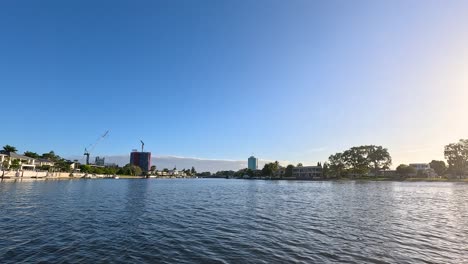 scenic river cruise through gold coast canals