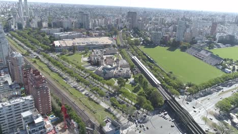 Aerial-view-of-Palermo-in-Buenos-Aires---Argentina