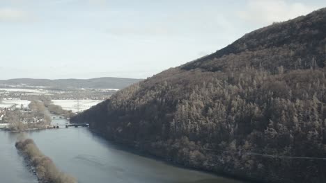 Drone-Aerial-views-of-the-Keller-National-Park-in-Winter