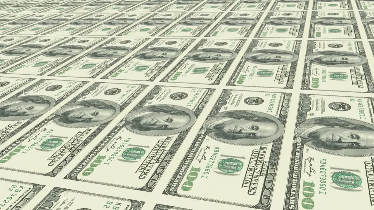 el bucle de fondo de dólares