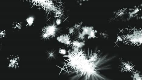 glitter shine star particle animation motion graphics