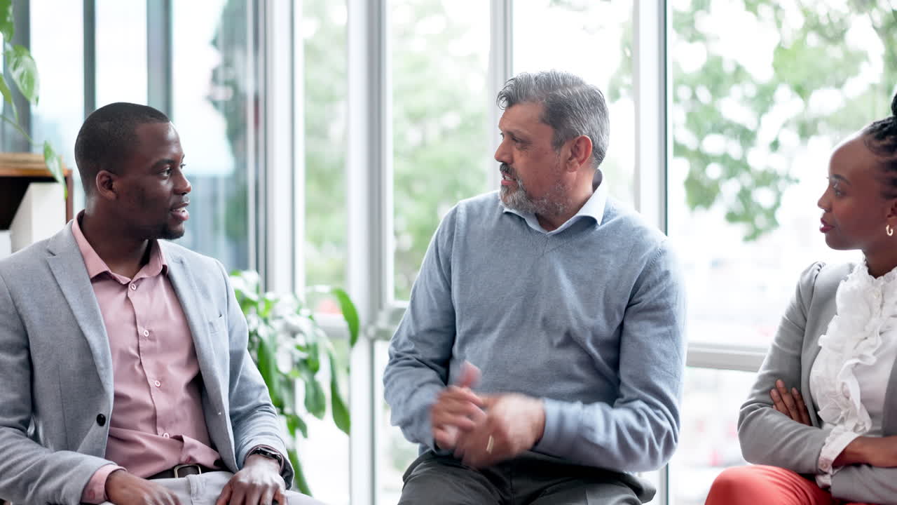 회의, 사업가, 그리고 그룹 리더