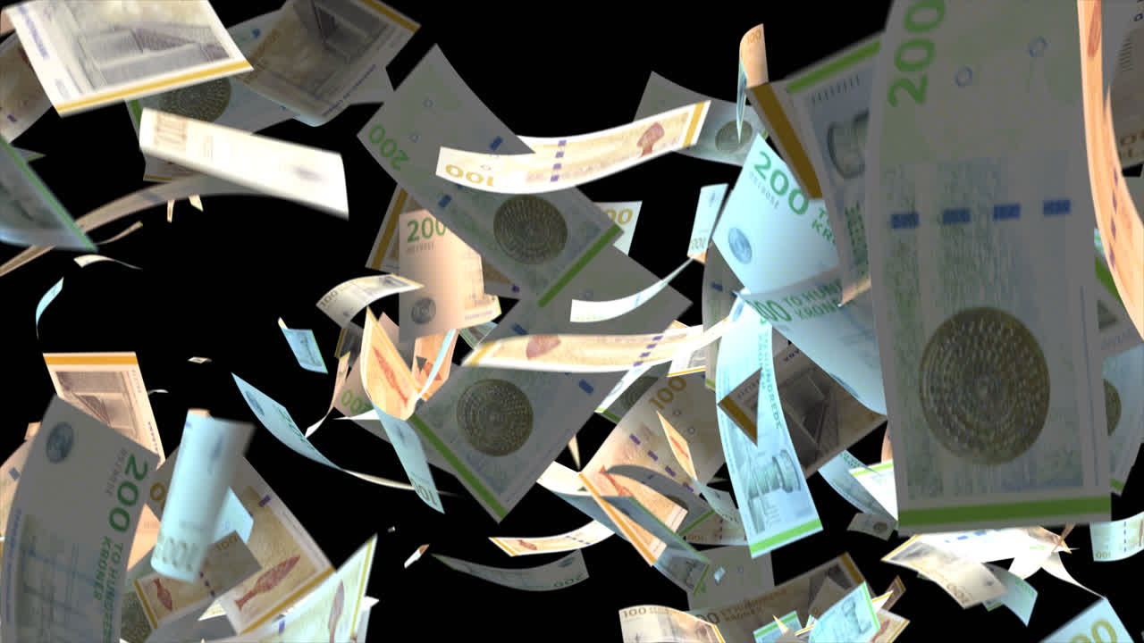 노르웨이, 덴마크, 페로 제도, 맨 제도, 포클랜드 제도의 지폐