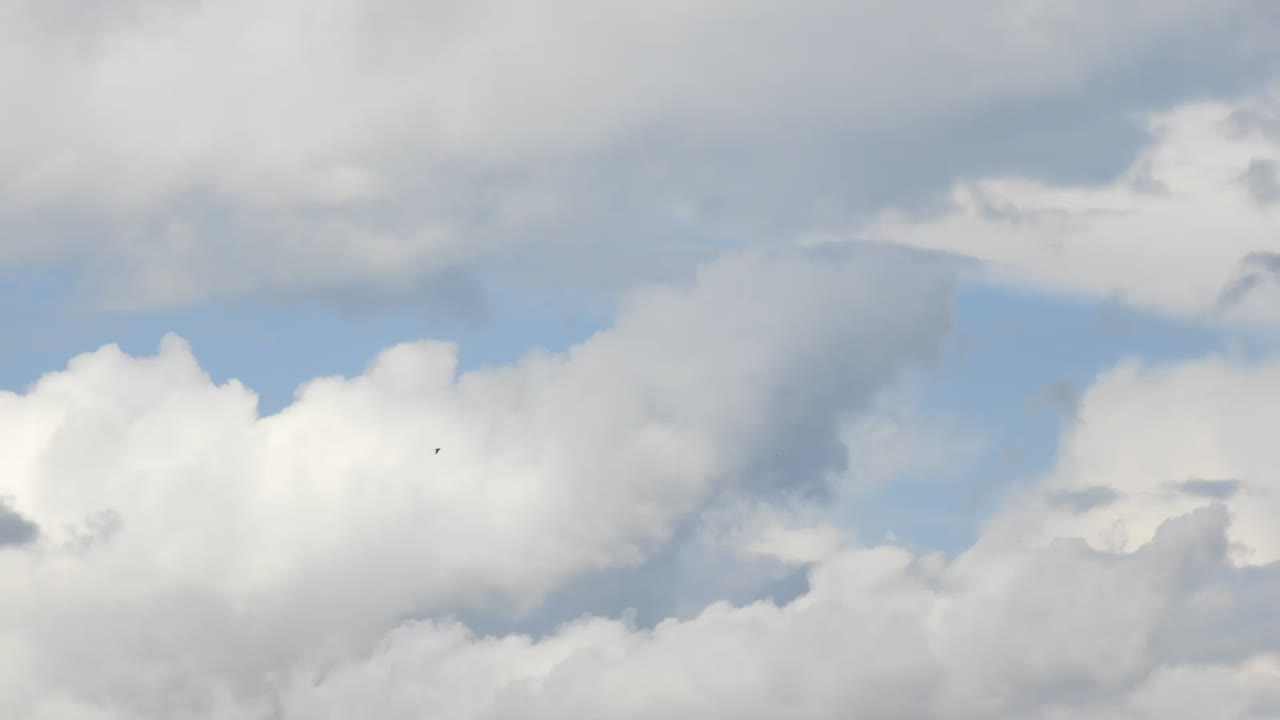 구름, 시간 흐름, 폭풍우 하늘