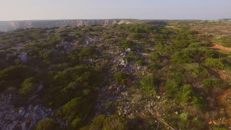 The-surfspot-Beliche-near-Sagres,-Portugal.-Aerial-shot