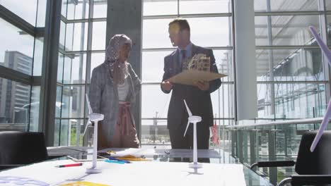 young business people meeting in a modern office