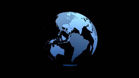 globo transparente aislado en el canal alfa