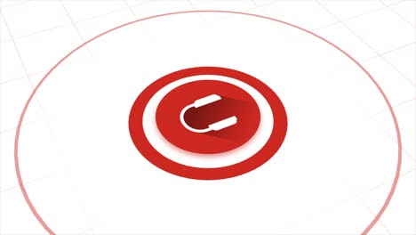 el icono de los auriculares rojos