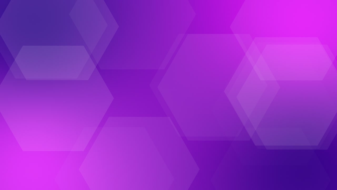 4k forma hexagonal parpadeante abstracta con un fondo de gradiente de color que se puede hacer un bucle