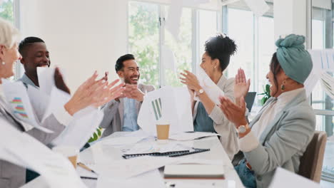 business people, throwing paper