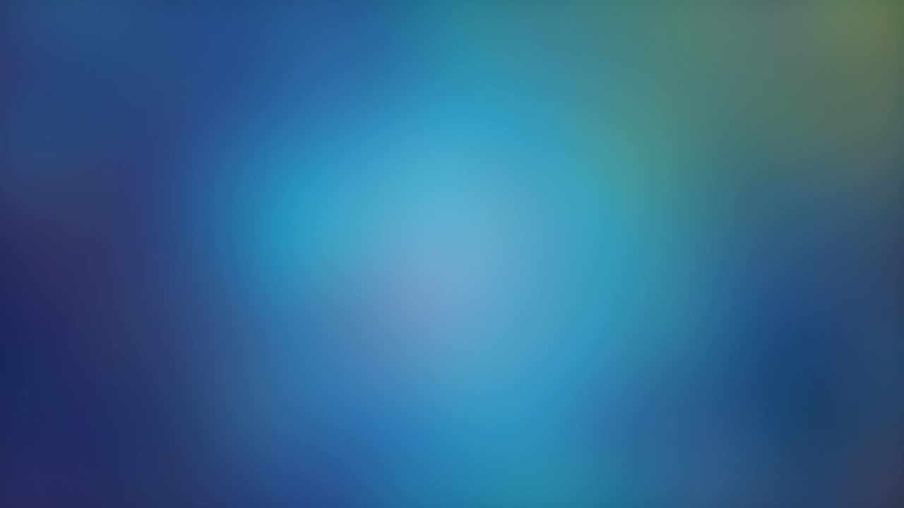 Abstract blue loopable gradient background animation with soft luminous center and smooth transitions