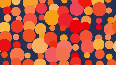 4k animated background of colorful geometric shapes