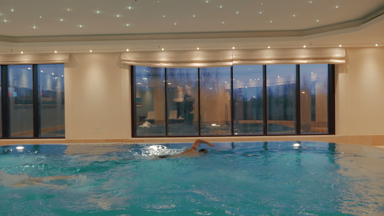People Swimming in the Pool