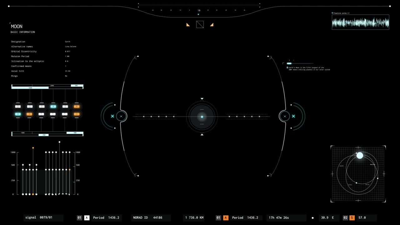 Moon HUD Interface