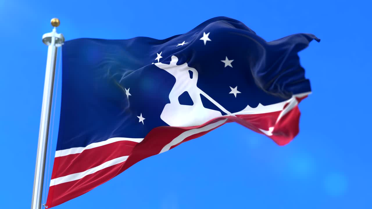 미국 버지니아 주 리치몬드 시의 국기 - 루프