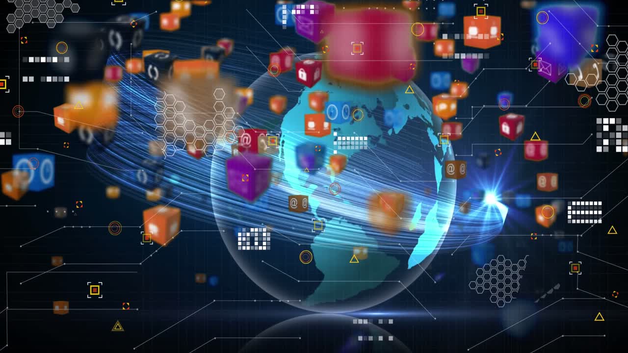 전 세계 미디어 아이콘의 애니메이션