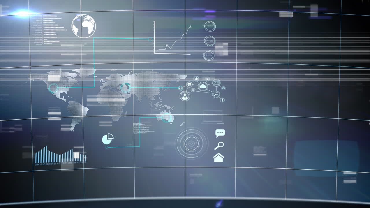 Animation af data og verdenskort