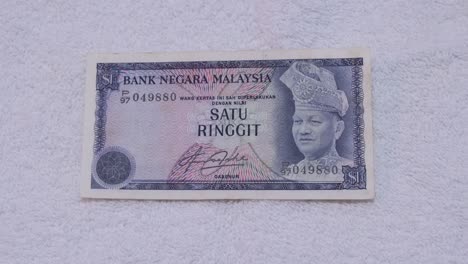 single piece of malaysia’s first series 50 years historical currency one ringgit malaysia collectible note