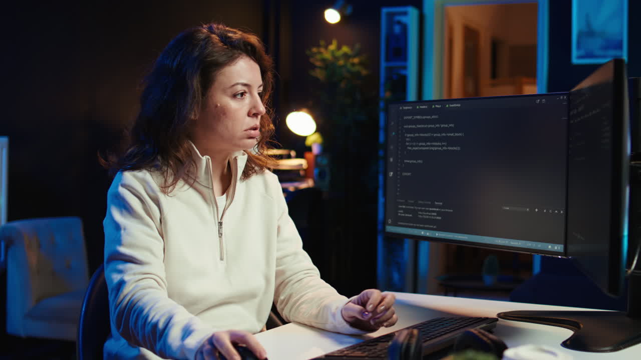 Developer feeling worried and anxious about programming errors