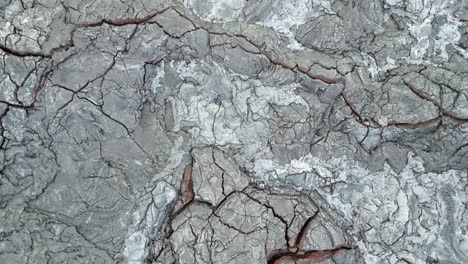 cracked lava field formations, big island, hawaii