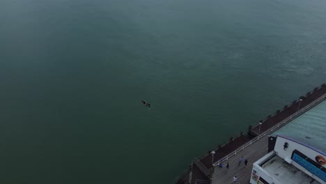 Muelle-De-Bournemouth-Y-Clip-Nueve-Frente-Al-Mar