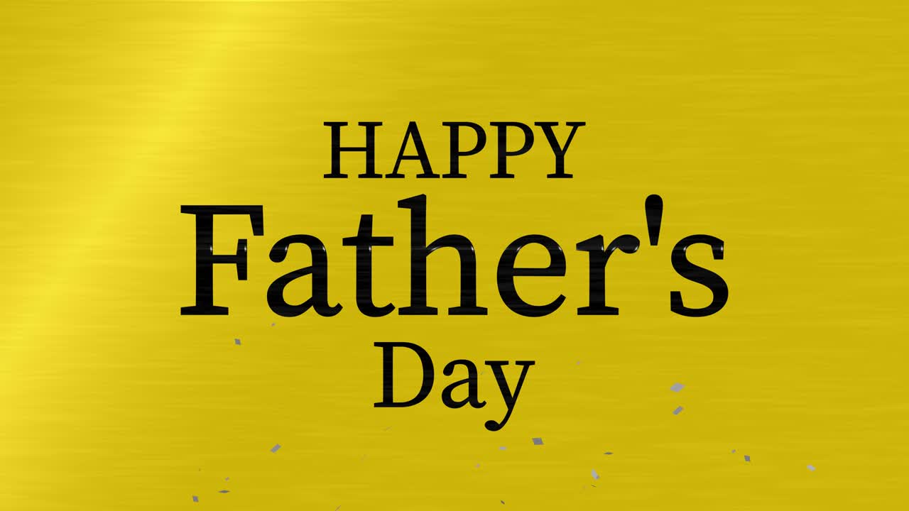 Grafica in movimento con messaggio e regalo per la Festa del Papà.