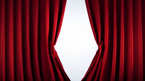 red curtains on stage