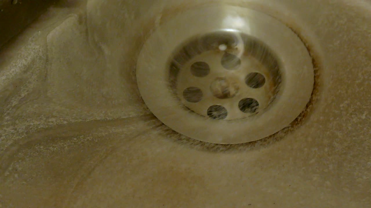 Dirty Water Confluence Into Sink