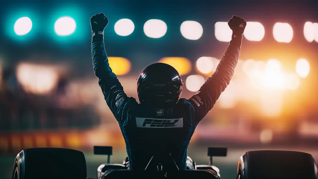 celebración de la victoria de la fórmula 1