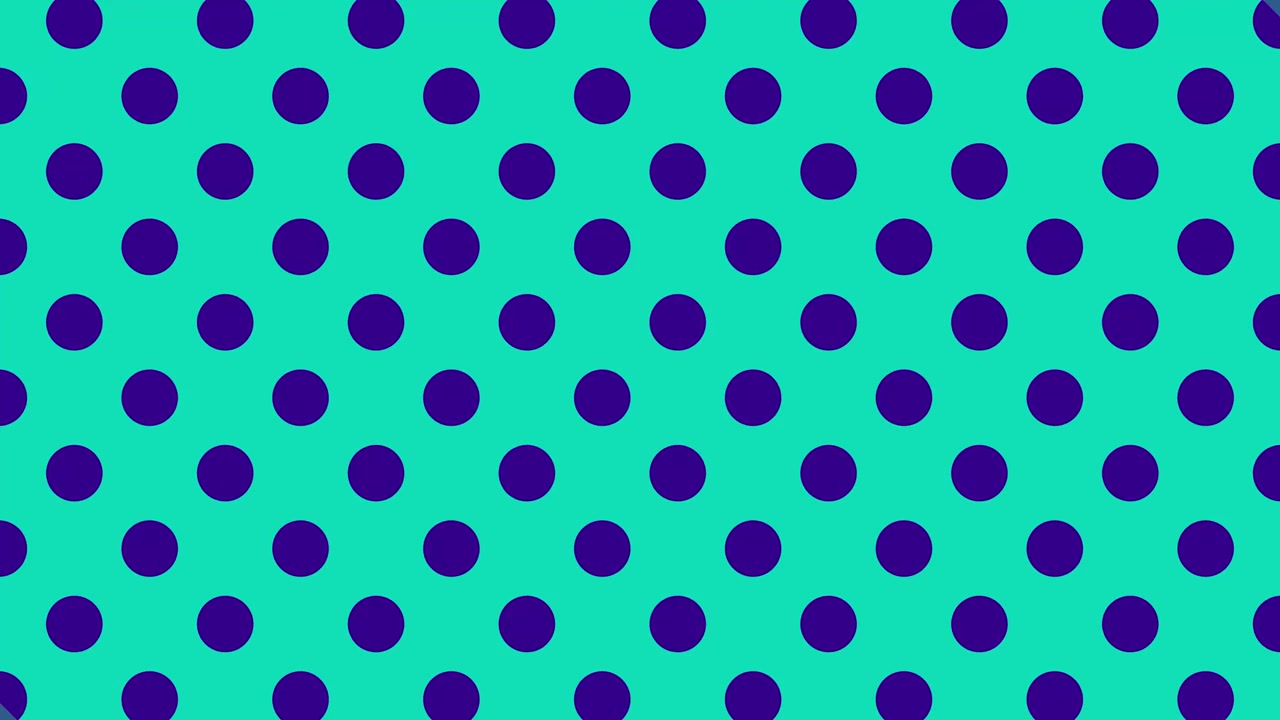 Dynamisk Abstrakt Geometrisk Mønster Animation med Skiftende Former i Lilla og Turkis